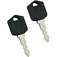 2 Pack Ignition Keys for Doosan Daewoo Forklift D25 D35 G25 G35 Part # D554212, 212 (2)