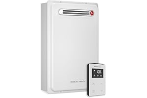 Propane Gas Tankless Water Heater MIZUDO Up to 5.1 GPM, 120,000 BTU, Outdoor Installation Only, Instant Hot Water Heater, CSA Certified