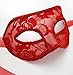 Red Lace - Masquerade Mask - Party Mask - Half Mask - Valentine's Day
