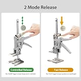 MEETOZ Labor Saving Arm Tool Jack 2pk 880LBS Height Adjustment Lifting Device view 3