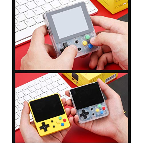 Basde Handheld Game Console Kids Adults, LDK Game Screen by 2.6 Thumbs Mini Palm Palm Pilot Nostalgia Console Children Retro Console of Dioco Mini Family TV Video (White)