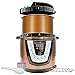 10-in-1 CopperTech PressurePro 6 Qt Pressure Cooker - Multi-Use Programmable Pressure Cooker, Slow Cooker, Rice Cooker, Steamer, Yogurt Maker, Sauté and Warmer - Copper