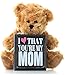 Mom Gifts from Daughter Son or Kids for Birthday Christmas Thank You Gift - Teddy Bear and Mom Plaque Best Present for Mother in Law Step Mom or First Mothers Day for New Moms