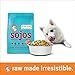 SOJOS Complete Natural Grain Free Dry Raw Freeze Dried Dog Food Mix, Beef, 2-Pound Bag