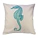 HIPPIH 4 Packs Square Pillowcases - 18 X 18 Inch Decorative Throw Pillow Cover