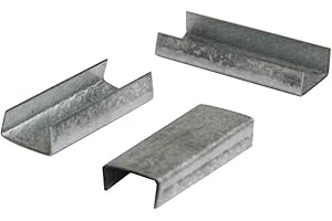 MILLER SUPPLY INC Steel Strapping Seals - 3/8" Snap-On Open Seals (2500/Case) - S38S02