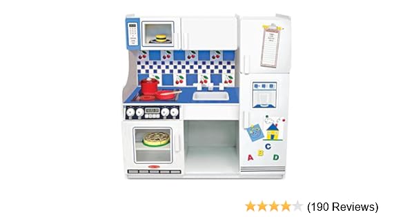 Amazon Com Melissa Doug Classic Deluxe Kitchen Melissa Doug