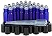 Vivaplex, 24, Cobalt Blue, 10 ml Glass Roll-on Bottles with Stainless Steel Roller Balls. 3-3 ml Droppers included primary