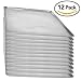 Culinary Depot Aluminum Sheet Pan (Set of 12), Baking Pans, Full Size Commercial Baker 1 Dozen 18 x 26 Inches