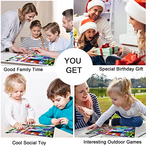 Jigsaw Puzzles for Kids, 100 Pieces Dinosaur Kids Jigsaws for Children Age 4 5 6 7 8 9 10 Years, Best Gift 100 Piece Puzzles for Kids Age 8-10 Year for Boys & Girls