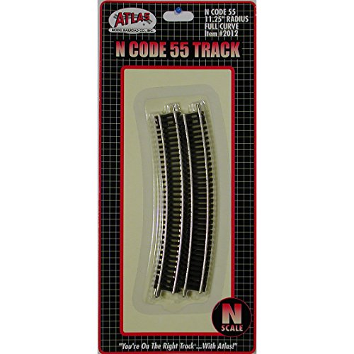 Atlas 2012 N Code 55 11.25 radius curve 6/pkg