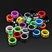 Vape Bands - 100 Pieces Silicone Anti Skid Vape Rings Rubber Bands for Mechanical Mods RDA RBA Tank -18mm DIY Cover Vape Bands