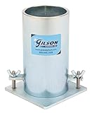 Gilson Steel Concrete Test Cylinder Mold, 4x8in