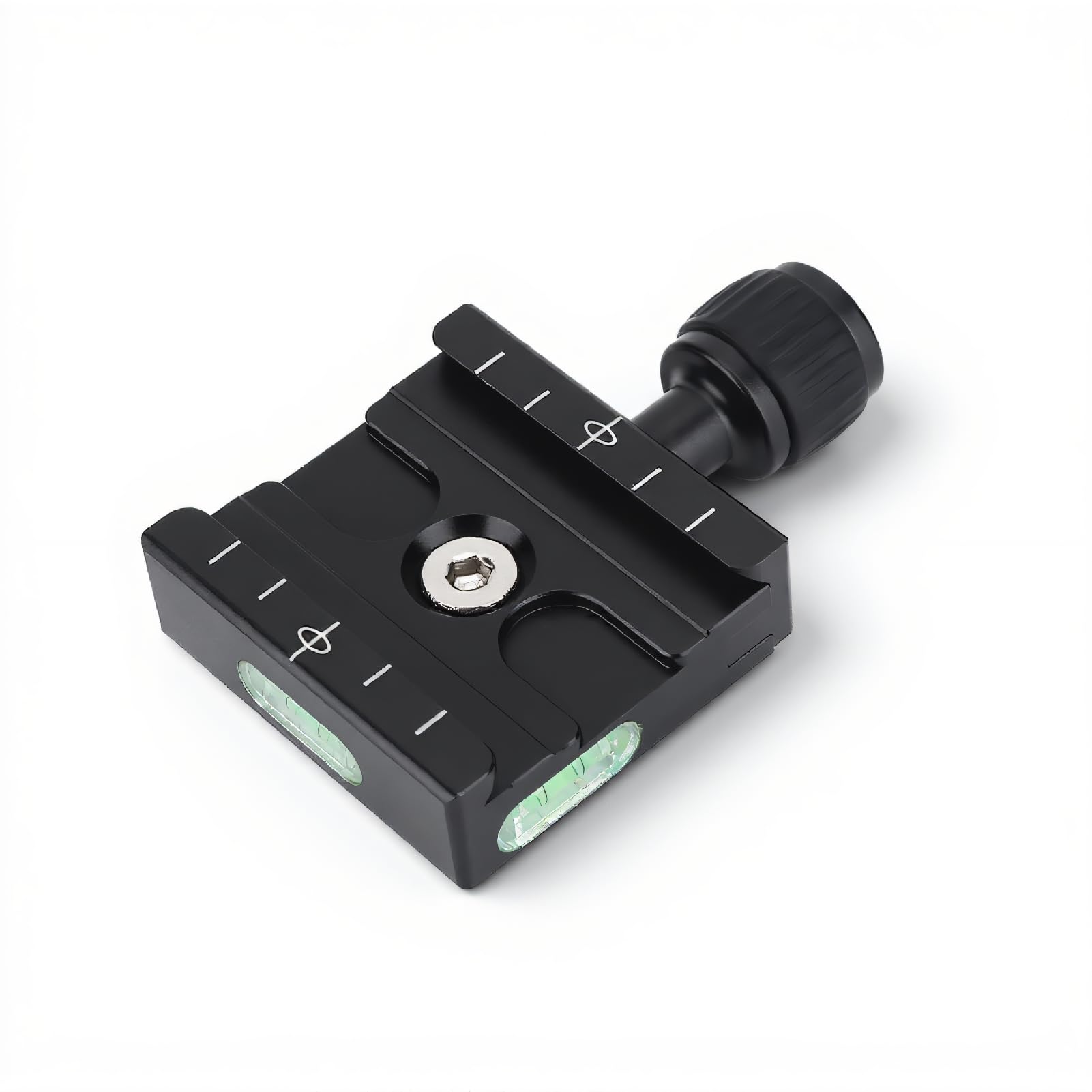 Metal Quick Release Plate QR Clamp for Arca SWISS RRS BENRO Tripod Ball Head, Compatible with All Arca Style Plate (Black)