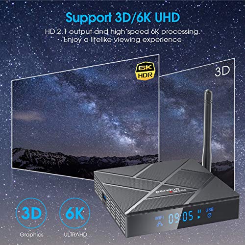 Android TV Box pendoo 2021 Upgraded X12 PRO Android TV Box