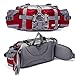 Bp Vision Outdoor Fanny Pack Hiking Camping Fishing Waist bag 2 Water Bottle Holder Lumbar Pack red