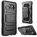 Galaxy Note 5 Case, i-Blason Prime Series Dual Layer Holster for Samsung Galaxy Note 5 with Kickstand and Locking Belt Swivel Clip (Black)