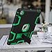 TIANLI Three Layer Protection Shockproof Protective with Kickstand for iPad 2nd Generation Case - Black Mint