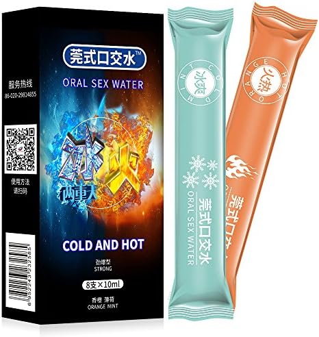 xinbicheng Oral Sex Water Blowjob Oral Sex Products Sexual Blow Job Liquid for Couple Travel 8Packs（1 Box）