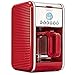 BELLA LINEA Collection 12 Cup Programmable Coffee Maker, Color Red 14108