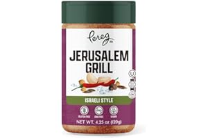 Pereg Jerusalem Spice Seasoning (4.25 Oz) - Israeli Savory Spice Mix with Cumin, Coriander, Allspice, Garlic & Paprika – Grilling – BBQ Spice Rub - Non-GMO & 100% Natural