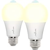 Sengled Motion Sensor Light Bulbs, A19 LED Dusk to Dawn Bulbs 3000K Soft White, Motion Activated Indoor Outdoor Light Bulbs 8.8W (60W Equivalent) 800 Lumens for Porch, Garage, Hallway, 2 Pack