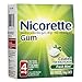 Nicorette Nicotine Gum, 4mg, Fresh Mint 100 ea