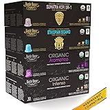 Nespresso Compatible Barrie House Fair Trade Organic Espresso Capsules Dark Roast Bold Variety Pack 40 ct --Fits in Nespresso Original Line