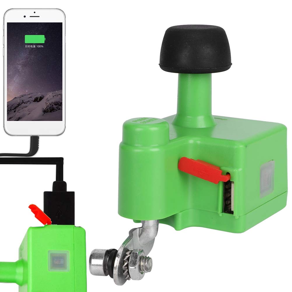 Tbest bike Compact electric generator, mobile phone for night riding, fits mountain bike and more