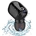 Wireless Earbud,Waterproof Bluetooth Earbud,Single Smallest Bluetooth Headphone 5H Playtime Deep Bass Stereo Sound Wireless Headset, Built-in Microphone. (black)