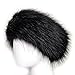 Dikoaina Womens Faux Fur Headband Winter Earwarmer Earmuff Hat Ski