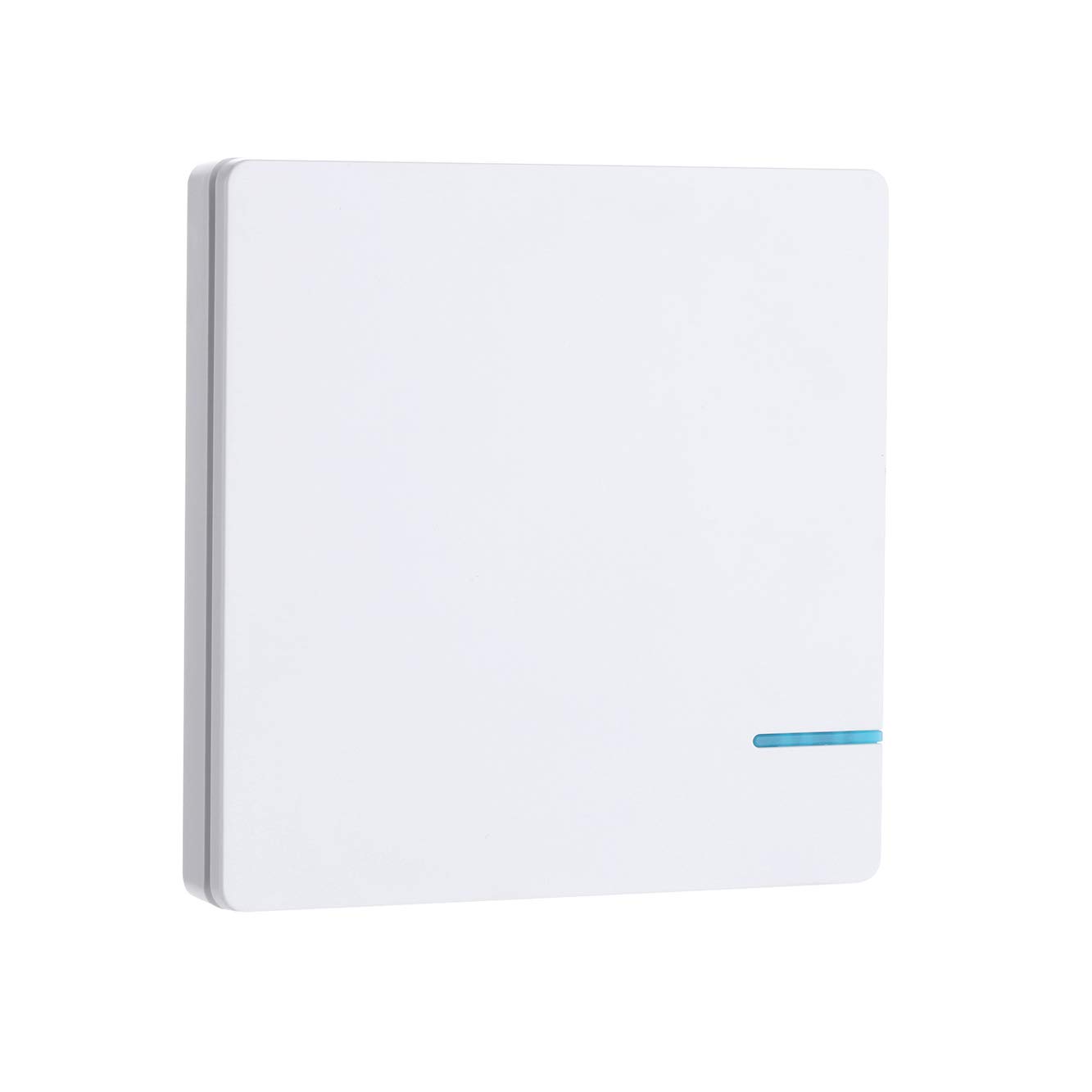 Mengshen Wireless Light Switch, Easy to Install, 1 Way Switch (Only Switch Panel, Receiver not Included)
