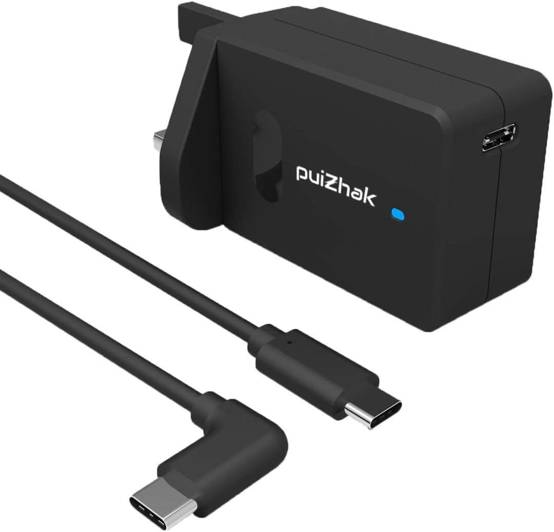 PUIZHAK AcBel 65W USB Type C Power Adapter For MacBook/Pro, Lenovo, ASUS, Acer, Dell, Huawei Matebook, HP, Microsoft Surface Book 2, MSI, Razer Blade Stealth, Samsung and Any USB C Charging Devices