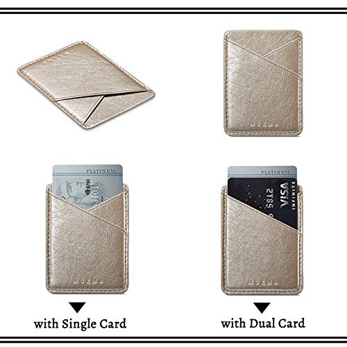Cell Phone Stick On Wallet Card Holder Phone Pocket for iPhone,Samsung Android and All Smartphones