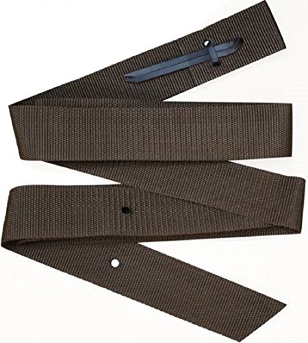 Showman Nylon 6' Tie Strap Horse Pony Saddle Accessory Tack Supplies (Brown)