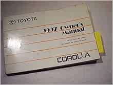 1997 Toyota Corolla Owners Manual: Toyota: Amazon.com: Books