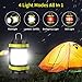 CCJK Camping Lantern - Rechargeable LED Camping Lantern IPX4 Waterproof 600lm Flashlights with 4 Light Modes,4000mAh Emergency Power Bank for Hurricane Emergency,Hiking,Home and More