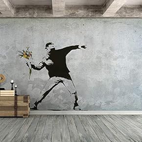 Wall Mural Street Art Graffiti Removable Wallpaper Wall Sticker for Bedroom Living Room - 66x96 inches