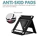 COOLOO Cell Phone Stand 4 Pack, Tablet Stand Multi-Angle, Universal Phone Stand for Desk,Compatible Phone 13 12 Pro Plus All Android Smartphones,(Black)