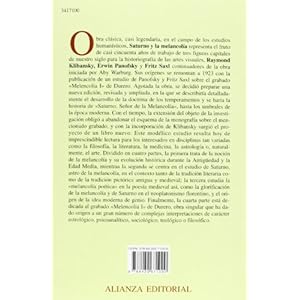 Saturno y la melancolia / Saturn and Melancholy: Estudios de historia de la filosofia de la naturaleza, la religion y el arte / Studies in the History