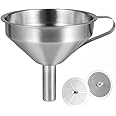 Sovol 3D Printer Stainless Steel Filter Funnel Resin Filter Cup for UV Resin, Double-Strainer Filter for 3D Printing Liquid, 