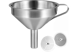 Sovol 3D Printer Stainless Steel Filter Funnel Resin Filter Cup for UV Resin, Double-Strainer Filter for 3D Printing Liquid, 