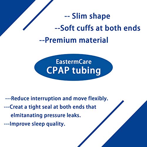 2 TubesUniversal CPAP Tubing(CPAP Hose)6 Feet Long, Compatible with
