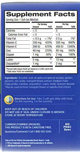 Bausch & Lomb PreserVision AREDS 2 Formula Supplement (210ct)