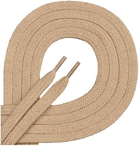 Di Ficchiano 1 pair of quality polyester shoelaces, tear-proof, flat, approx. 7.0 mm wide, 15 colours, 70-200 cm long