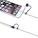 Fintie 3 Pieces Silicone Bundle Compatible with Apple Pencil 1st Generation, Soft Protective Cover Accessories Pencil Cap Holder with Nib Cover, Cable Adapter Tether, Navy