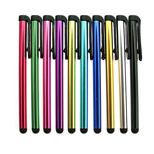 INNOLIFE Metal Stylus Touch Screen Pen Compatible with Apple iPhone 4 4S 5 5S 5C 6 6 Plus iPad Galaxy Tablet Smartphone PDA (10)