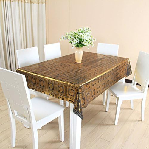 pvcWallpaper/ table cloth/Continental tablecloth plastic/Waterproof oilproof and iron the tablecloth/ oblong table cloth/Mat-B 137x180cm(54x71inch)