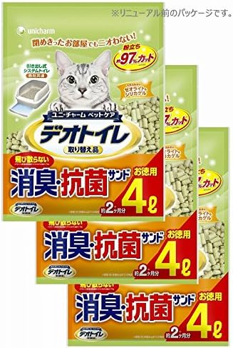 Amazon デオトイレ 1週間消臭 抗菌 飛び散らない消臭 抗菌サンド 4l 3個 デオトイレ 猫砂 通販 Amazon デオトイレ 1週間消臭 抗菌 飛び散らない消臭 抗菌サンド 4l 3個 デオトイレ 猫砂 通販