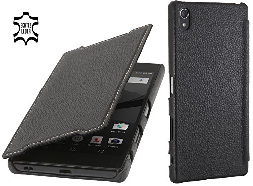 Stilgut book type, genuine leather case, cover for sony…